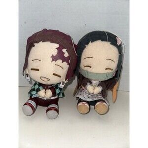 Banpresto Demon Slayer Kimetsu no Yaiba Nezuko Tanjiro Kamado Big Plush Dolls